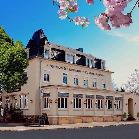 Zu Den Linden - Radebeul Pension Mit Restaurant Eksteriør billede